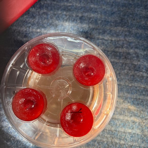 NEW Yankee Candle Luminary Snowman Tea Light Holder & 4 cinnamon tea li… - Picture 4 of 7